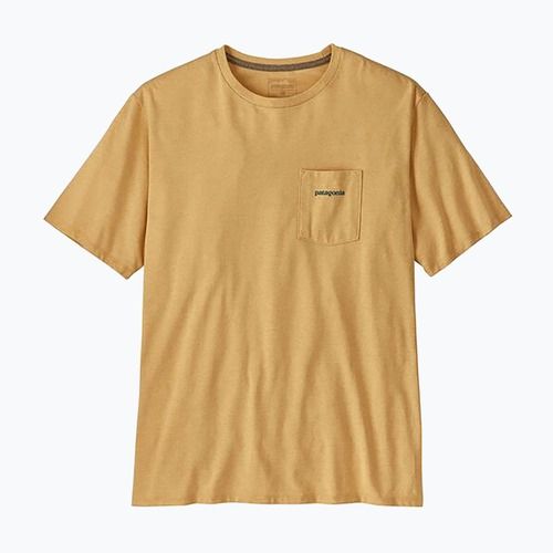 Pánske tričko Patagonia Boardshort Logo Pocket Responsibili beeswax tan