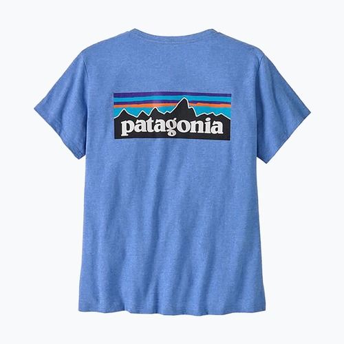 Dámske tričko Patagonia P-6 Logo Responsibili-Tee abundant blue