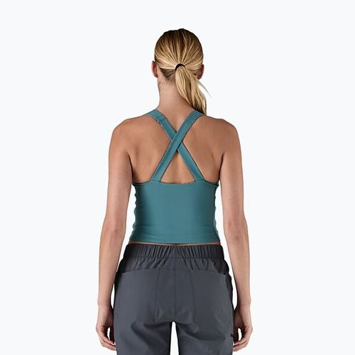 Dámske tričko Patagonia Reversible Tank wetland blue trekking t-shirt