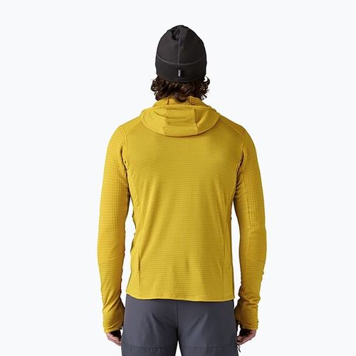 Pánska softshellová bunda Patagonia R1 Hybrid Pullover Hoody bundle green