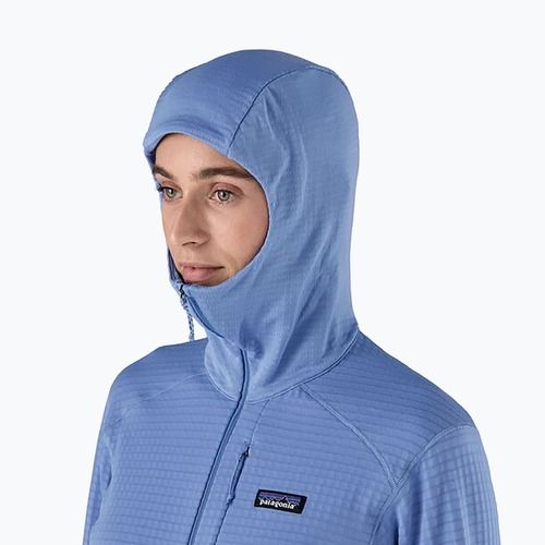 Dámska softshellová bunda Patagonia R1 Hybrid Pullover Hoody abundant blue