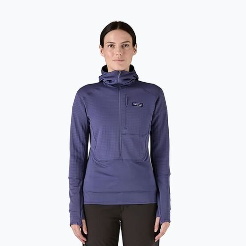 Dámska softshellová bunda Patagonia R1 Hybrid Pullover Hoody solstice purple