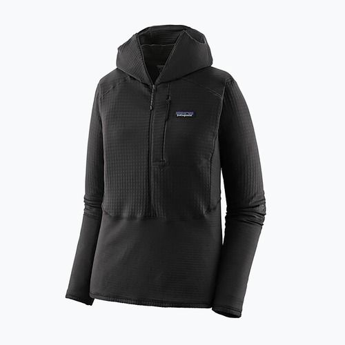 Dámska softshellová bunda Patagonia R1 Hybrid Pullover Hoody black