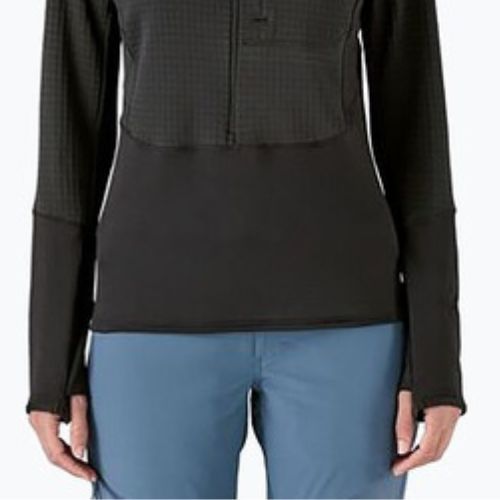 Dámska softshellová bunda Patagonia R1 Hybrid Pullover Hoody black