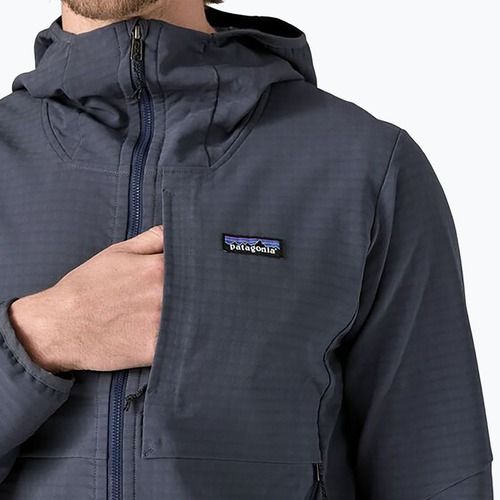 Pánska mikina Patagonia R1 TechFace Hoody smolder blue