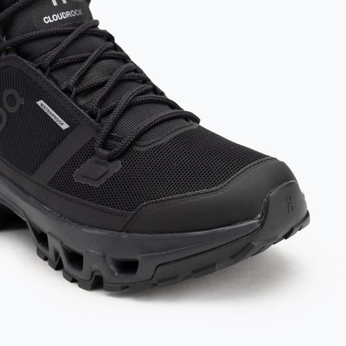 Pánske topánky On Cloudrock Mid Waterproof black/black