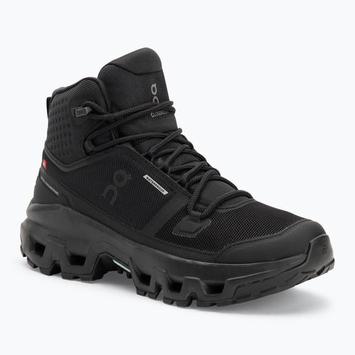 Dámske topánky On Cloudrock Mid Waterproof black/black