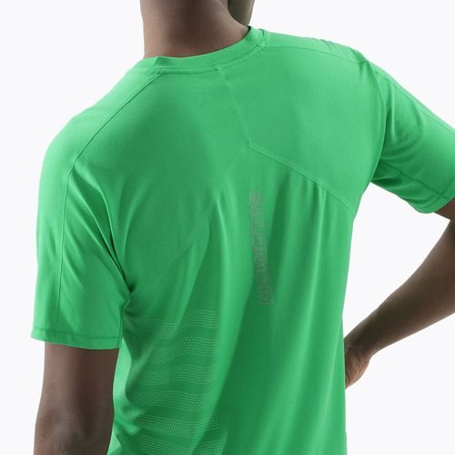 Pánske bežecké tričko Salomon Sense Aero Tee GFX parakeet / spearmintme