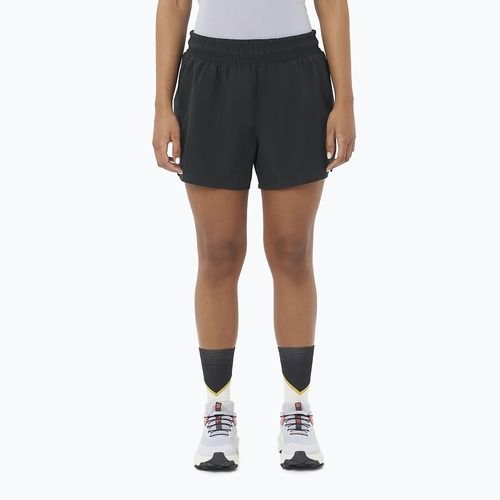 Dámske bežecké šortky Salomon SHAKEout Easy 4" deep black