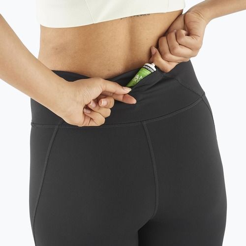 Dámske bežecké legíny Salomon SHAKEout Bliss 25" deep black