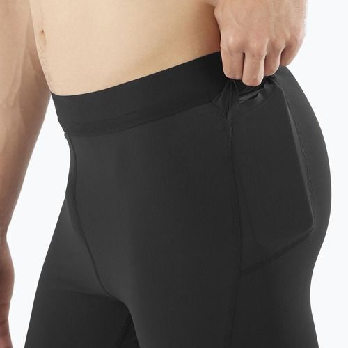 Pánske bežecké šortky Salomon Sense Aero Tights deep black