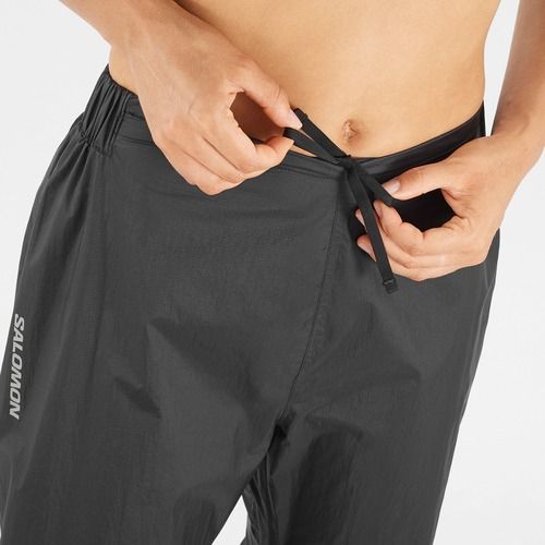 Bežecké nohavice Salomon Bonatti Waterproof deep black