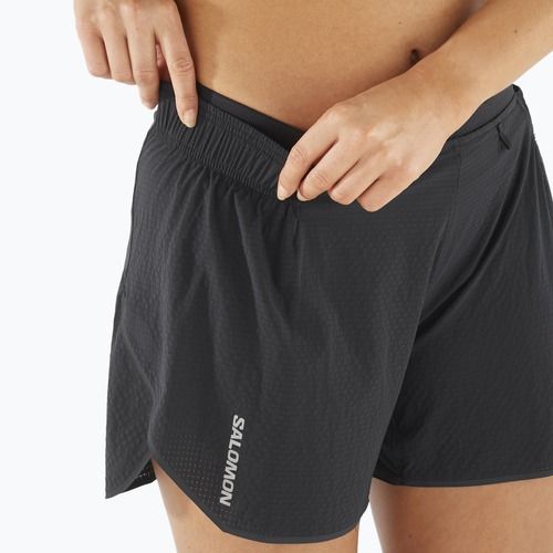 Dámske bežecké šortky Salomon Sense Aero 5'' deep black / peris