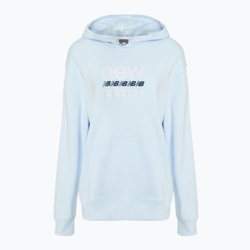 Dámska mikina New Balance Šport Graphic French Terry Hoodie ice blue