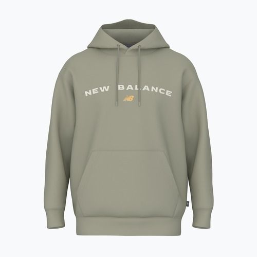 Pánska mikina New Balance Reimagine Fleece Hraphic Hoody olivine