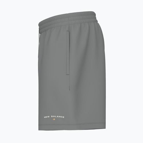 Pánske šortky New Balance Reimagined Fleece Graphic slategrey