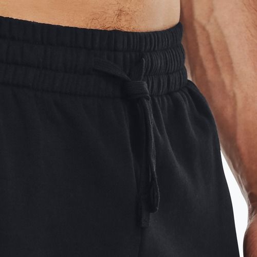Pánske nohavice Under Armour Rival Fleece Cargo Jogger black/white