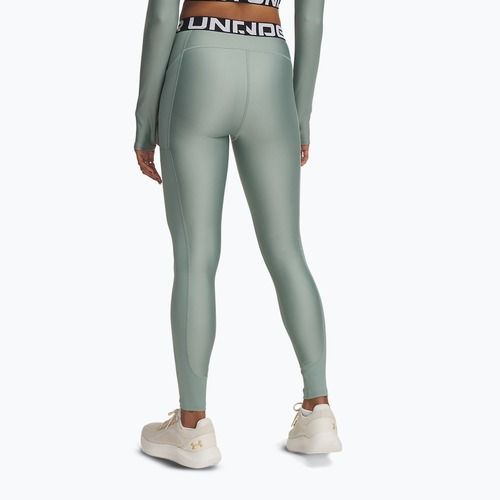 Dámske legíny Under Armour HeatGear Rib silica green/silica green/white