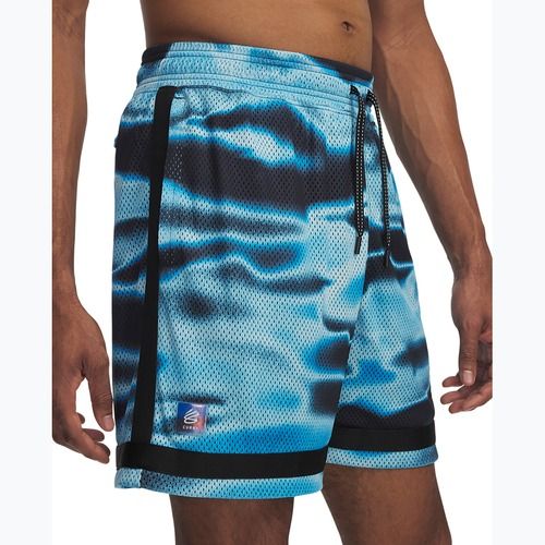 Under Armour Curry Statement II pánske basketbalové šortky midnight navy / stream