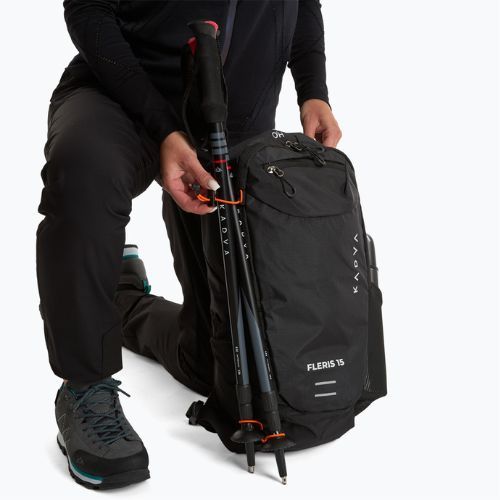 Turistický batoh KADVA Fleris 15 l čierny