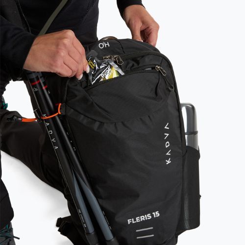 Turistický batoh KADVA Fleris 15 l čierny
