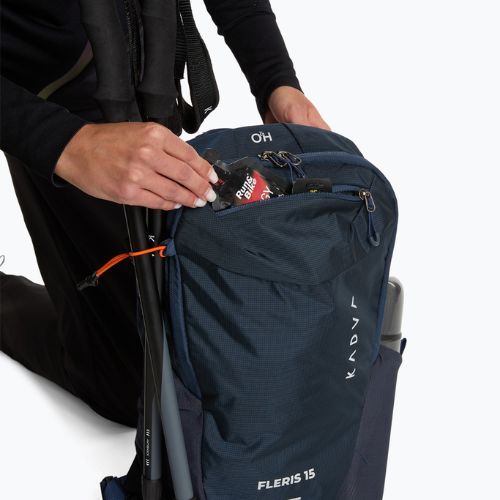 Turistický batoh KADVA Fleris 15 l tmavomodrý