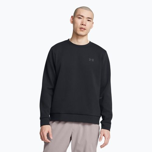 Pánska mikina Under Armour Unstoppable Fleece Crew black/black