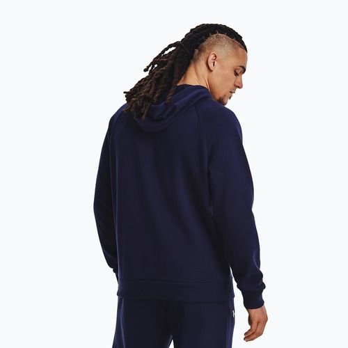 Pánska mikina Under Armour Rival Fleece Logo HD midnight navy/white