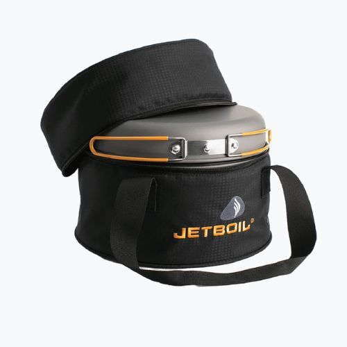 Turistický varič Jetboil Genesis Basecamp Cooking System carbon