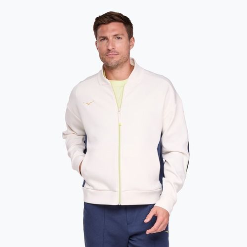 Pánska bežecká bunda HOKA Kaitoro Knit alabaster/versity navy