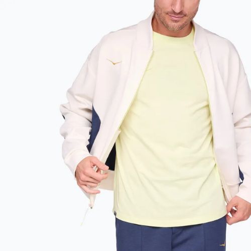 Pánska bežecká bunda HOKA Kaitoro Knit alabaster/versity navy