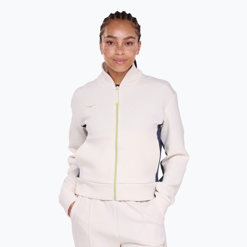 Dámska bežecká bunda HOKA Kaitoro Knit alabaster/varsity navy