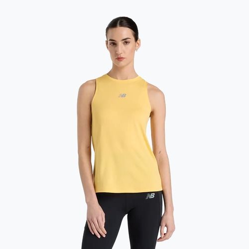 Dámske bežecké tielko New Balance Jacquard Slim Tank clementine