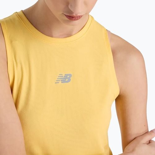 Dámske bežecké tielko New Balance Jacquard Slim Tank clementine