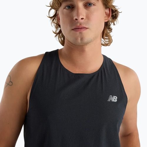 Pánske bežecké tielko New Balance Race Day Ultra Light Singlet black