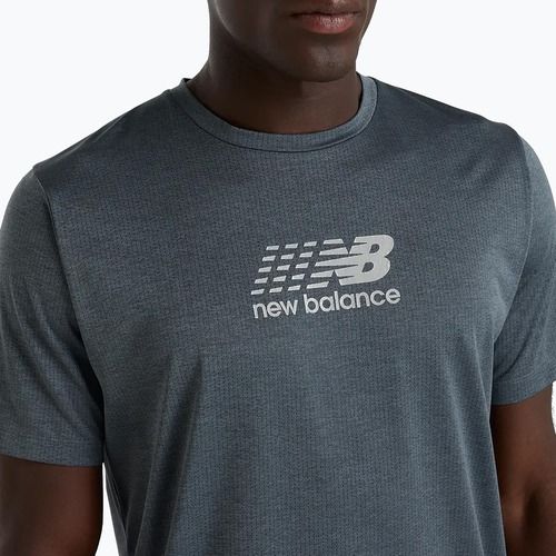Pánske bežecké tričko New Balance Athletics Reflective graphite