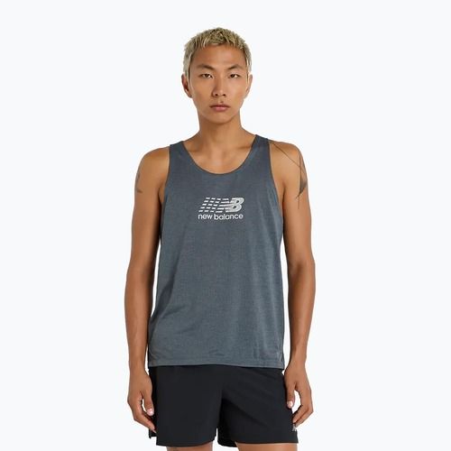 Pánske bežecké tielko New Balance Athletics Reflective graphite
