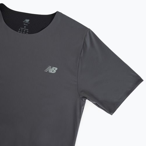 Pánske bežecké tričko New Balance Race Day graphite