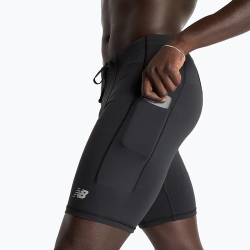 Pánske bežecké šortky New Balance Sleek Pocket Half Tight 9" black