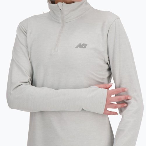 Dámska bežecká mikina New Balance Sport Essentials Space Dye ashheath