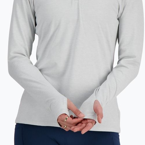 Dámska bežecká mikina New Balance Sport Essentials Space Dye ashheath