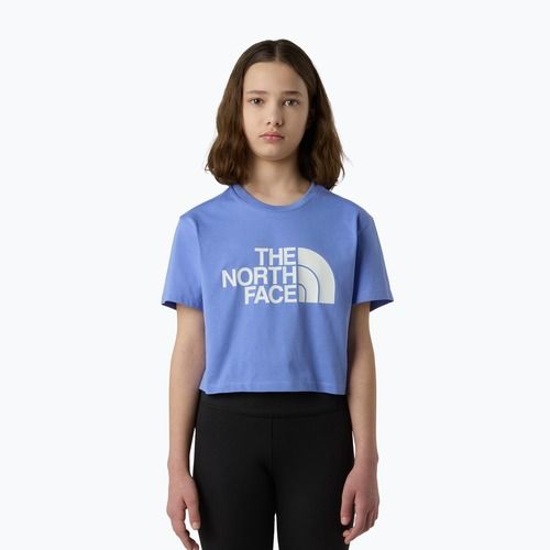Detské tričko The North Face Crop Easy Tee virtual blue
