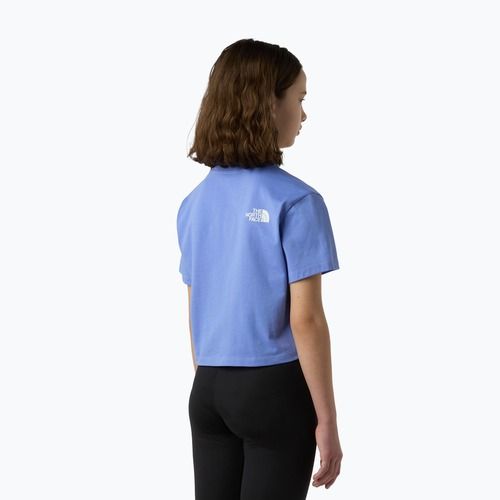Detské tričko The North Face Crop Easy Tee virtual blue