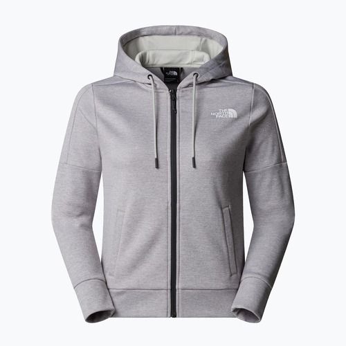 Dámska mikina The North Face Reaxion Fleece Full Zip Hoodie tnf light grey heather