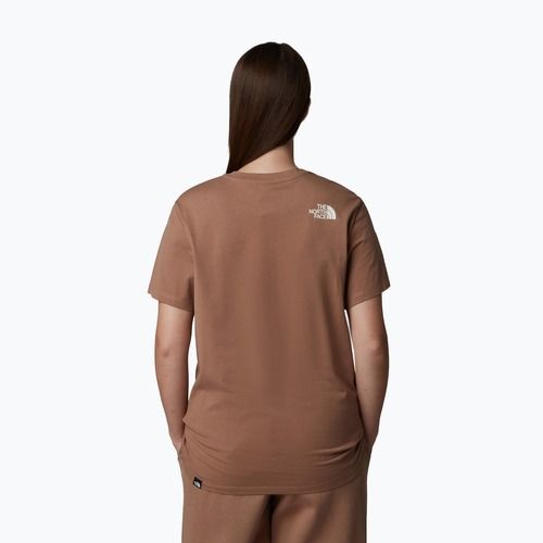 Dámske bežecké tričko The North Face Relaxed Easy Tee latte/white dune