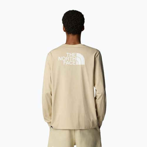 Pánske tričko Longsleeve The North Face Easy Tee gravel