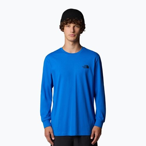Pánske tričko Longsleeve The North Face Box Nse Tee heroblue/tnfblk