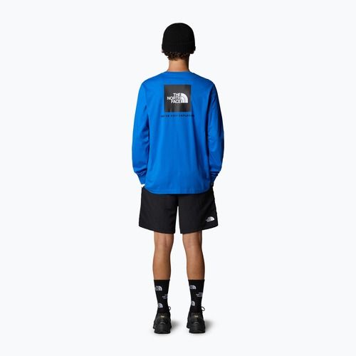 Pánske tričko Longsleeve The North Face Box Nse Tee heroblue/tnfblk