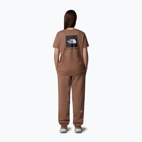 Dámske tričko The North Face Box Nse Relaxed Tee latte/tnf white