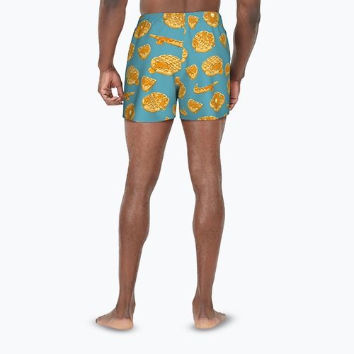 Pánske plavecké šortky Nike Multi Print 5" Volley dusty cactus